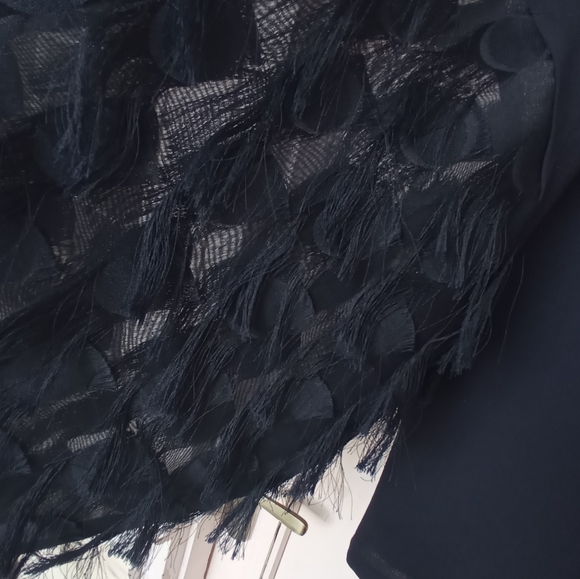 Boxy Top with Fringe Sleeves New H&M - Picture 6 of 8